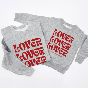 Lover On Repeat – Child Fleece Pullover
