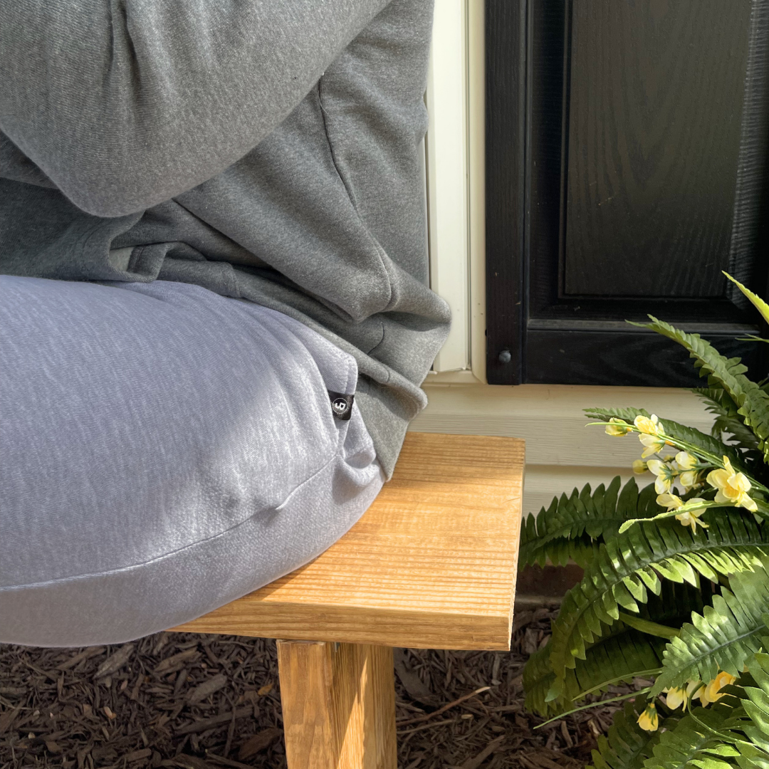 Stone grey fleece joggers with a relaxed fit from Branded & Labeled.